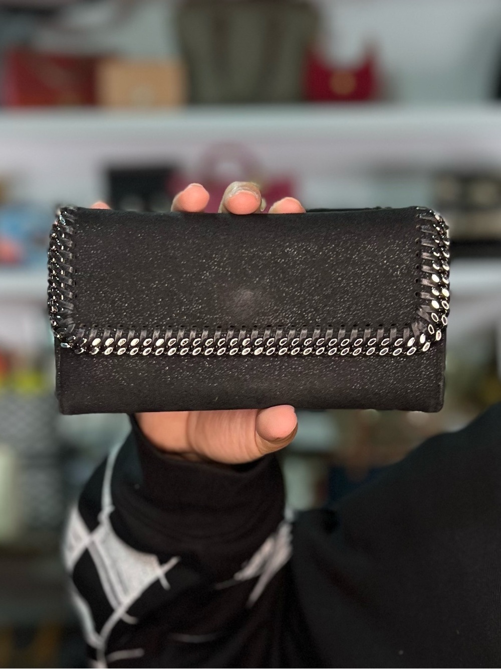 Stella McCartney Black Wallet